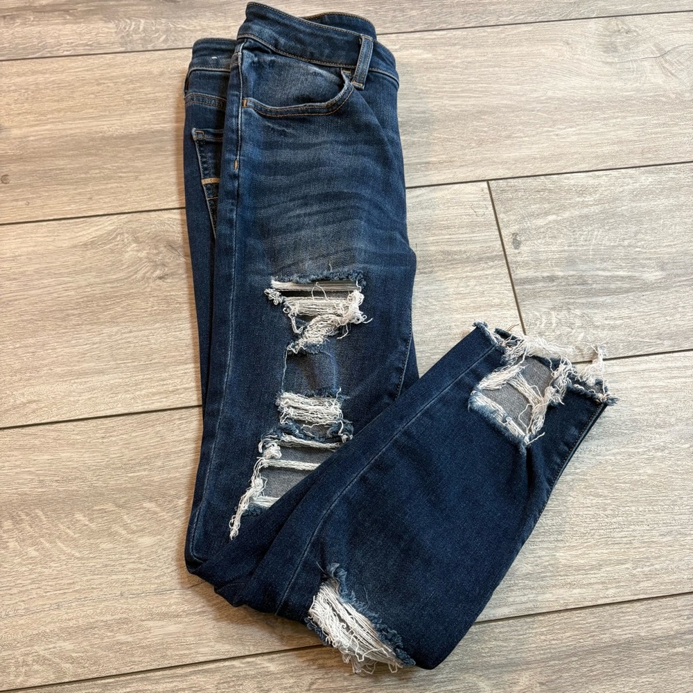 😀 Destroyed American Eagle Jegging Crop🌹